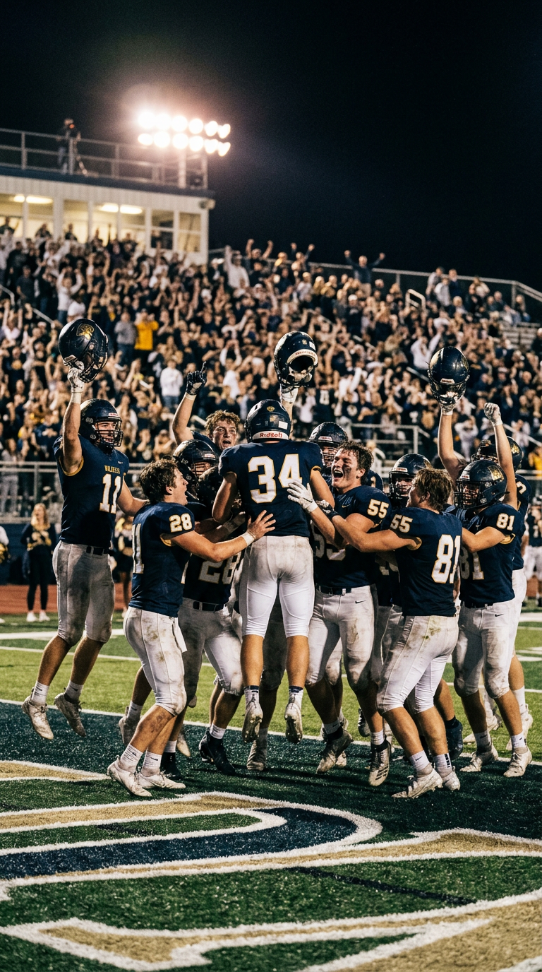 North celebrating the overtime win